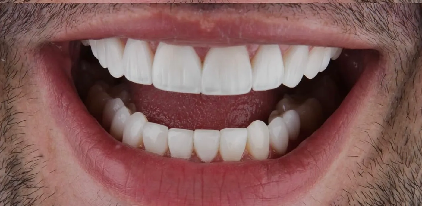 Lentes em resina composta — depois